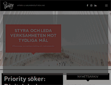 Tablet Screenshot of prioritygroup.se